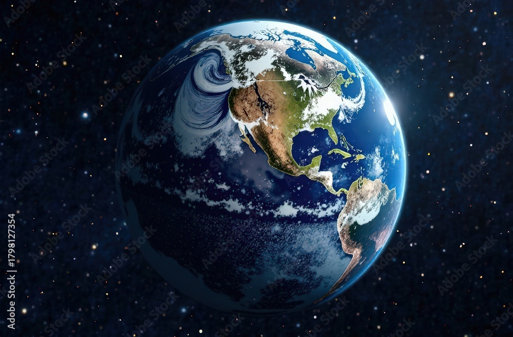 Naklejka premium The day of the earth. High quality photo