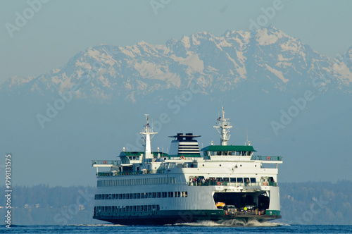 Ferry, Tacoma on route to or from Bremerton, Washington