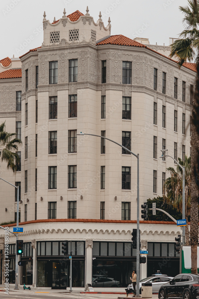 Obraz premium Contemporary and minimal architecture building 