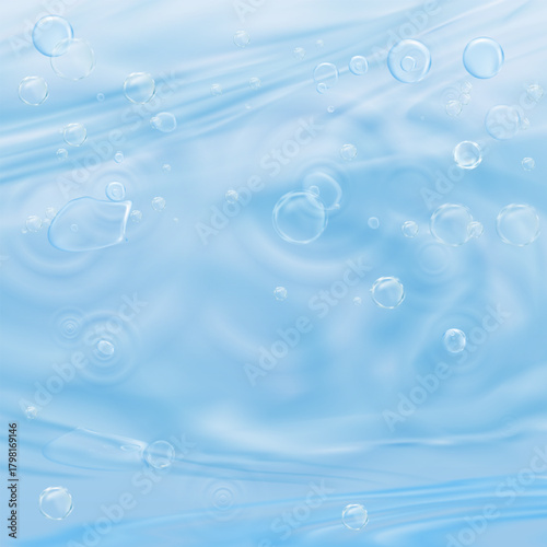 Water background,Abstract light blue water wave ripple texture surface,Rain drop soft wave circle pattern on swimming pool,Minimal summer design for cosmetic,spa,nature,relaxation,meditation