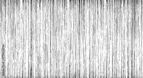 This is a monochrome abstract vertical stripe texture background. The distressed, hand-drawn lines create a gritty, modern grunge aesthetic