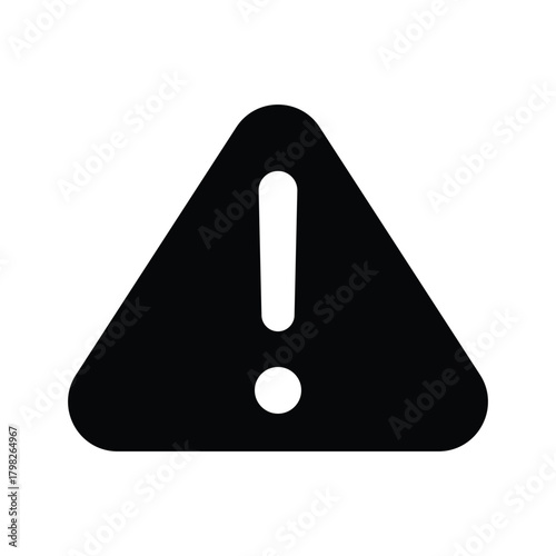 caution glyph icon illustration vector graphic.eps