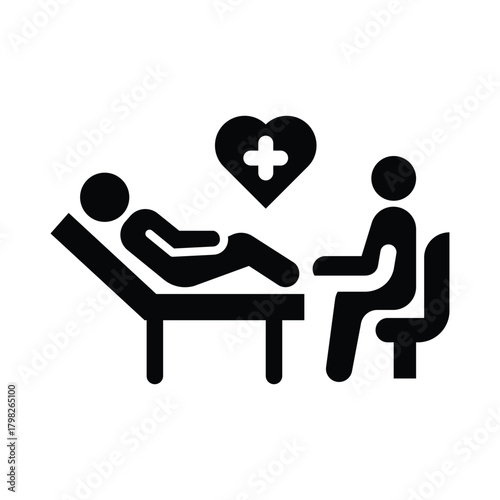  therapy glyph icon illustration vector graphic.eps
