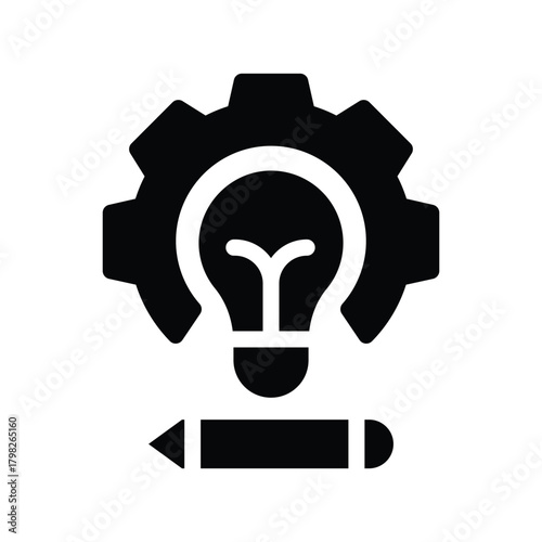 competency glyph icon illustration vector graphic.eps
