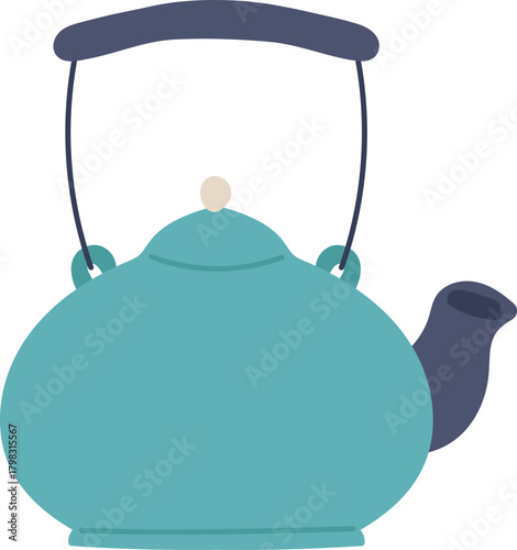 Vintage Teapot with Handle