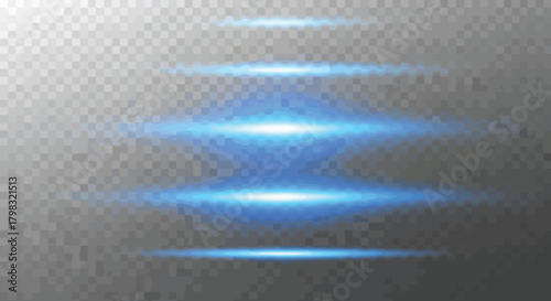 Captivating Blue Light Streaks Abstract Luminous Line Effects for Dynamic Designs