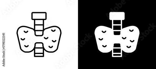 Endocrinology linemixed icon