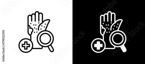Dermatology linemixed icon