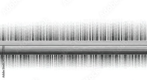 Minimalist Abstract Barcode Wave A Contemporary Graphic Design Element