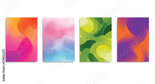 Abstract Watercolor Background Collection for Creative Projects