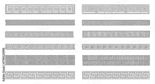 Architectural Border Elements A Collection of Decorative Designs