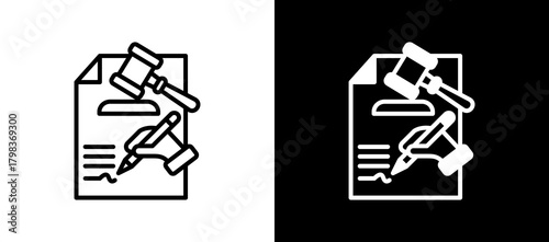 Code Of Conduct linemixed icon