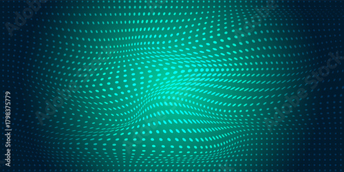 Digital technology speed connect blue green background, cyber nano information, abstract communication, innovation future tech data, internet network connection, Ai big data, line dot illustration