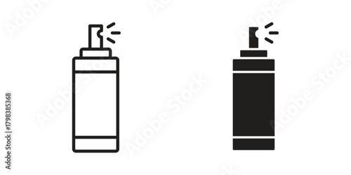 deodorant icon concept outline symbol design. Simple element illustration.