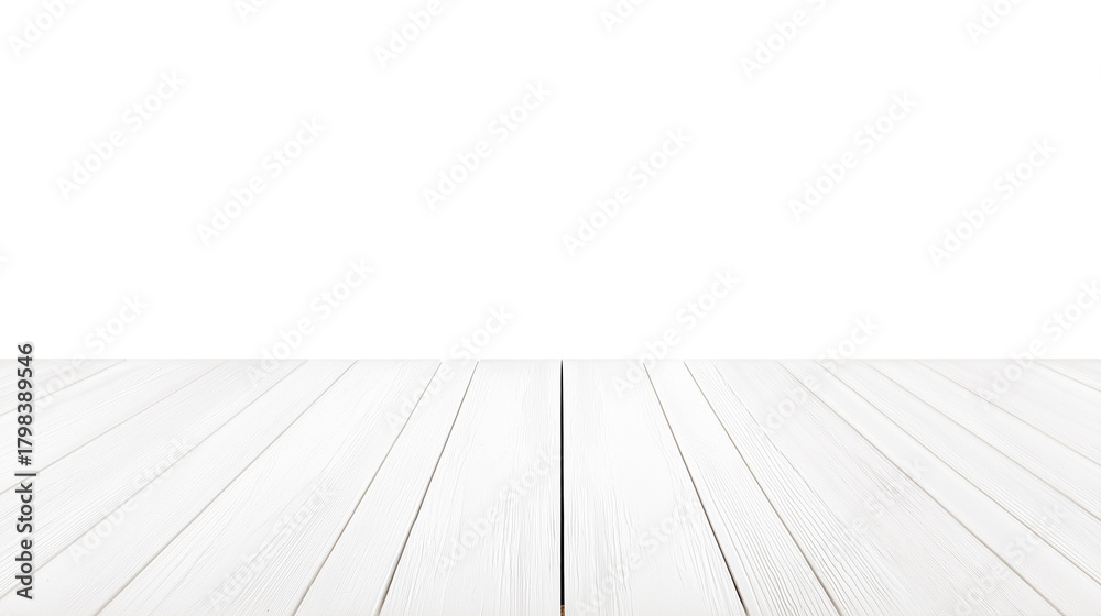 Fototapeta premium Minimalist wooden floor with light-colored planks and subtle grain texture on transparent background