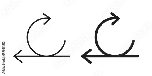 Scrum master icon concept outline symbol design. Simple element illustration.