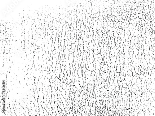 Grunge cracked texture vector overlay background