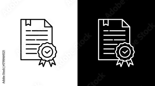 Standard  White Icon Set Design