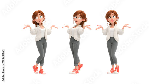 A group of happy young businesswomen and men standing in the office smile with friends and demonstrate teamwork