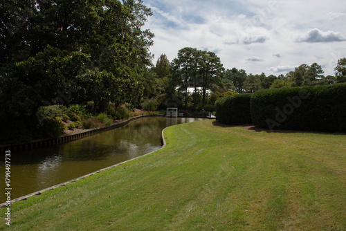 A scenic view of the botanical Garden 