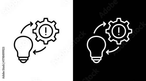 Implementasi  White Icon Set Design