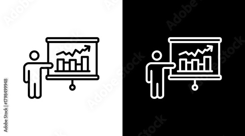 Economist Explain  White Icon Set Design