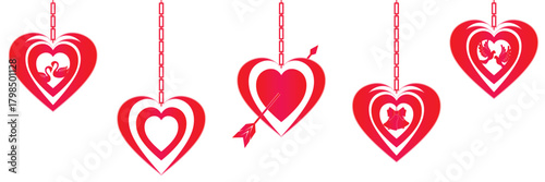 love pendant for valentine's day