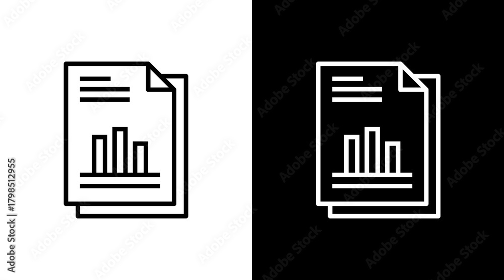 Obraz premium Accounting White Icon Set Design