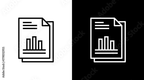 Accounting  White Icon Set Design
