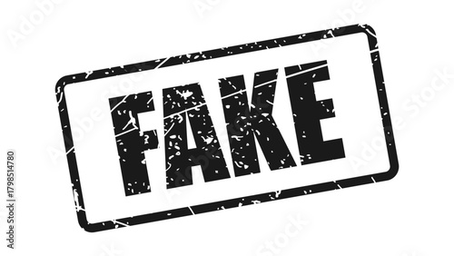 Fake stamp with grunge texture