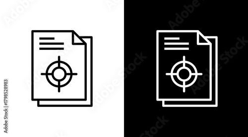 Purpose  White Icon Set Design