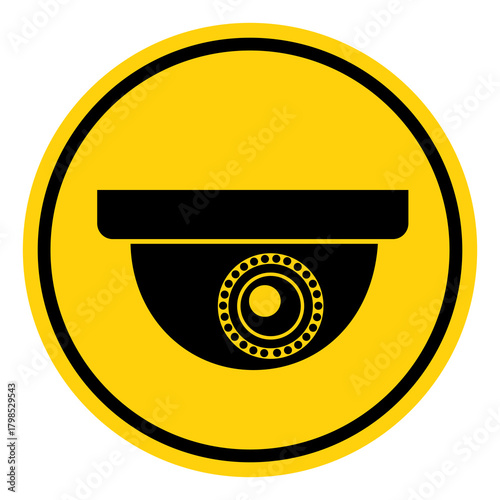 CCTV Security Camera Symbol Sign, Vector Illustration, Isolate On White Background Label. EPS10