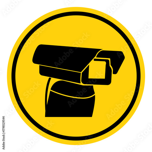 CCTV Security Camera Symbol Sign, Vector Illustration, Isolate On White Background Label. EPS10