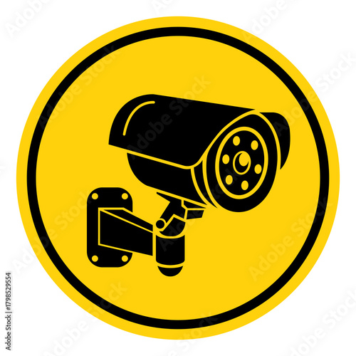 CCTV Security Camera Symbol Sign, Vector Illustration, Isolate On White Background Label. EPS10