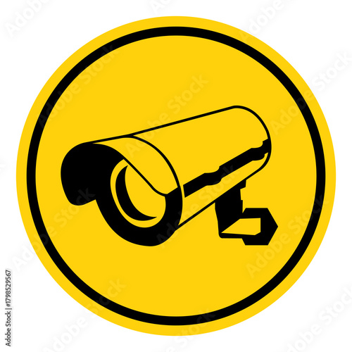 CCTV Security Camera Symbol Sign, Vector Illustration, Isolate On White Background Label. EPS10