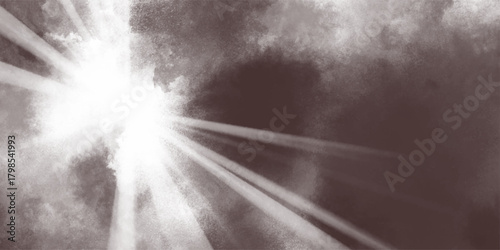 Abstract lines with wave swirl curve on brown, white background. Spotlight, cosmic explosion of light, light burst background, light, bright, ray, abstract, glow, design