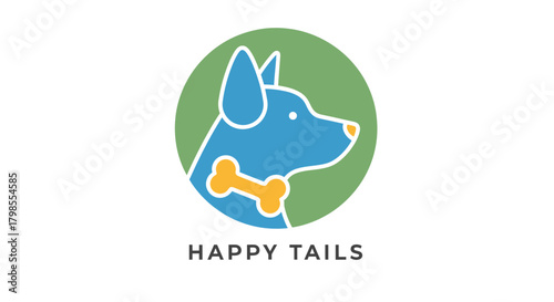 Dog Showcase, Subject: Happy Dogs, Location: Pet-Friendly Park, Content Type: Graphic Design, Environment: Outdoor, Viewpoint: Illustrative, Concept: Joy