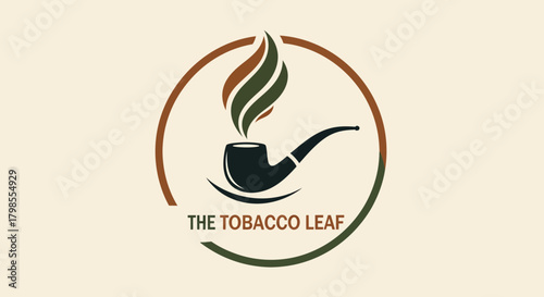 Tobacco Leaf Logo Design, Graphic Art, Modern Style, Creative Concept, Minimalist Environment