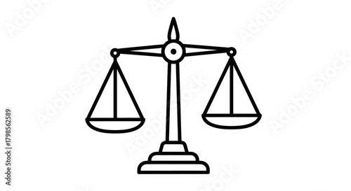 Scales of Justice Symbol.