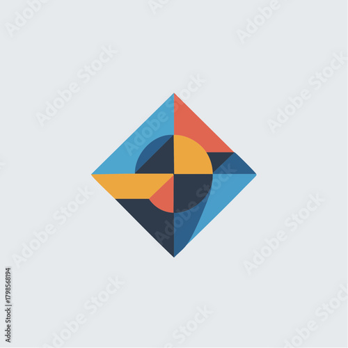 vector illustration of a abstract icon