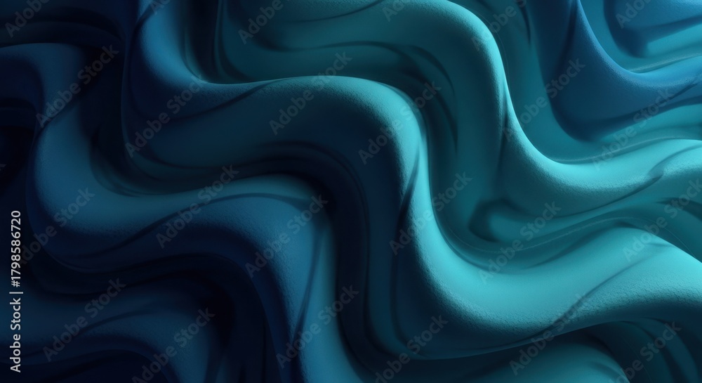 Obraz premium Abstract Dark Blue Swirl