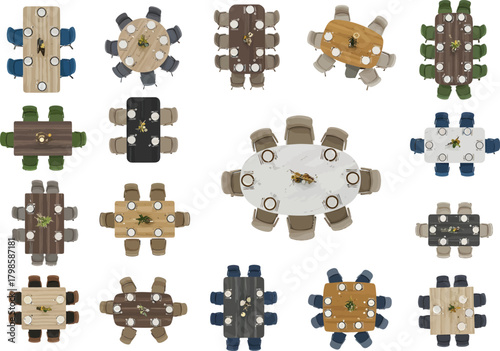 Collection of various electrical connectors and terminal blocks in a grid layout on a white background