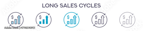 Long Sales Cycles Element For Design Graphic - Multi Styles