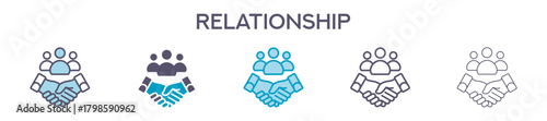 Relationship Element For Design Graphic - Multi Styles