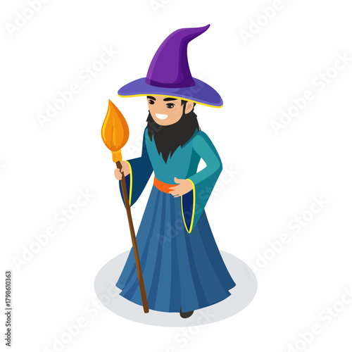 Vector Fantasy Wizard, Witch, and Fairy Icons Set Including Magic Wands, Spell Books, Potions, Enchanted Crystals, Broomsticks, Fairy Wings, Hats, Mystical Accessories, RPG Game UI and Fantasy