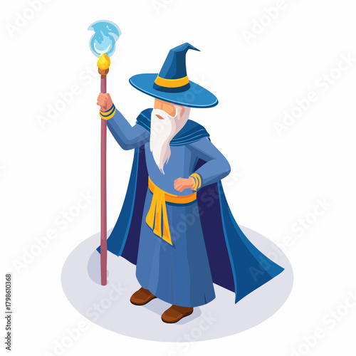Vector Fantasy Wizard, Witch, and Fairy Icons Set Including Magic Wands, Spell Books, Potions, Enchanted Crystals, Broomsticks, Fairy Wings, Hats, Mystical Accessories, RPG Game UI and Fantasy