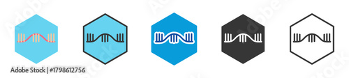 mrna icon set multi style various collection