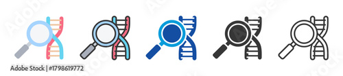 genome icon set multi style various collection