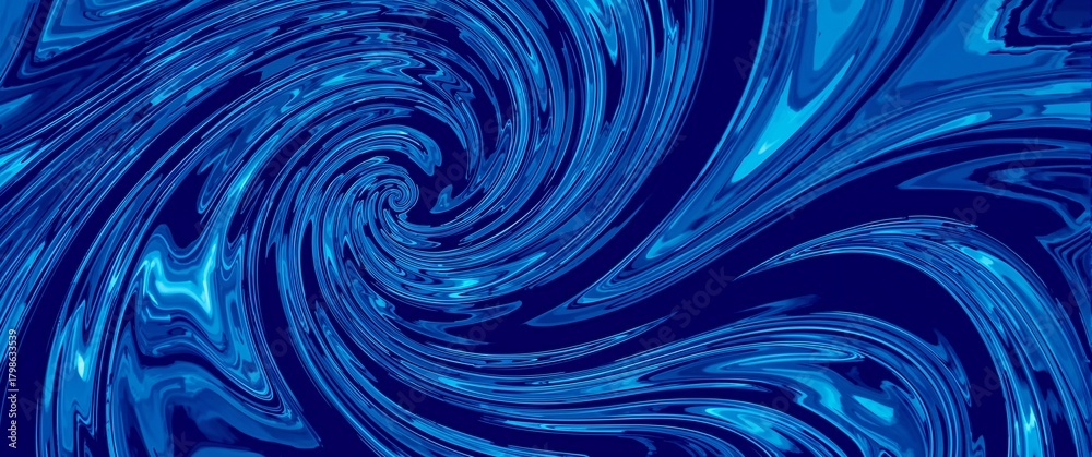 Fototapeta premium Vector twist vivid blue design background