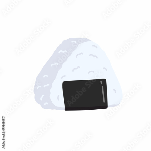 vector illustration of onigiri